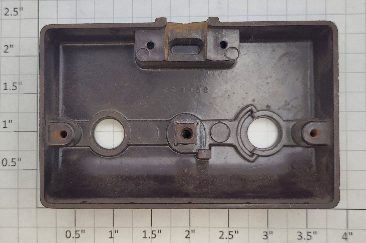 Lionel RCS-22 Dark Brown Plastic RCS Switch Controller Cover