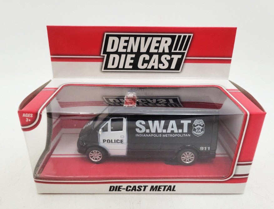 Menards 279-3084 1:43 Scale Truck Denver Indianapolis Metropolitan Police SWAT