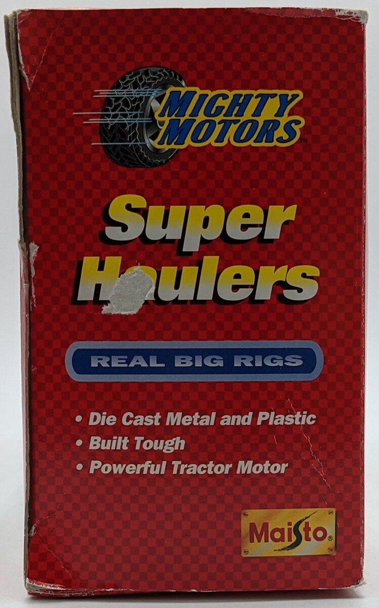 Maisto 21050 Powerline Powerful Yellow Tractor Trailer Crane Truck Motorized