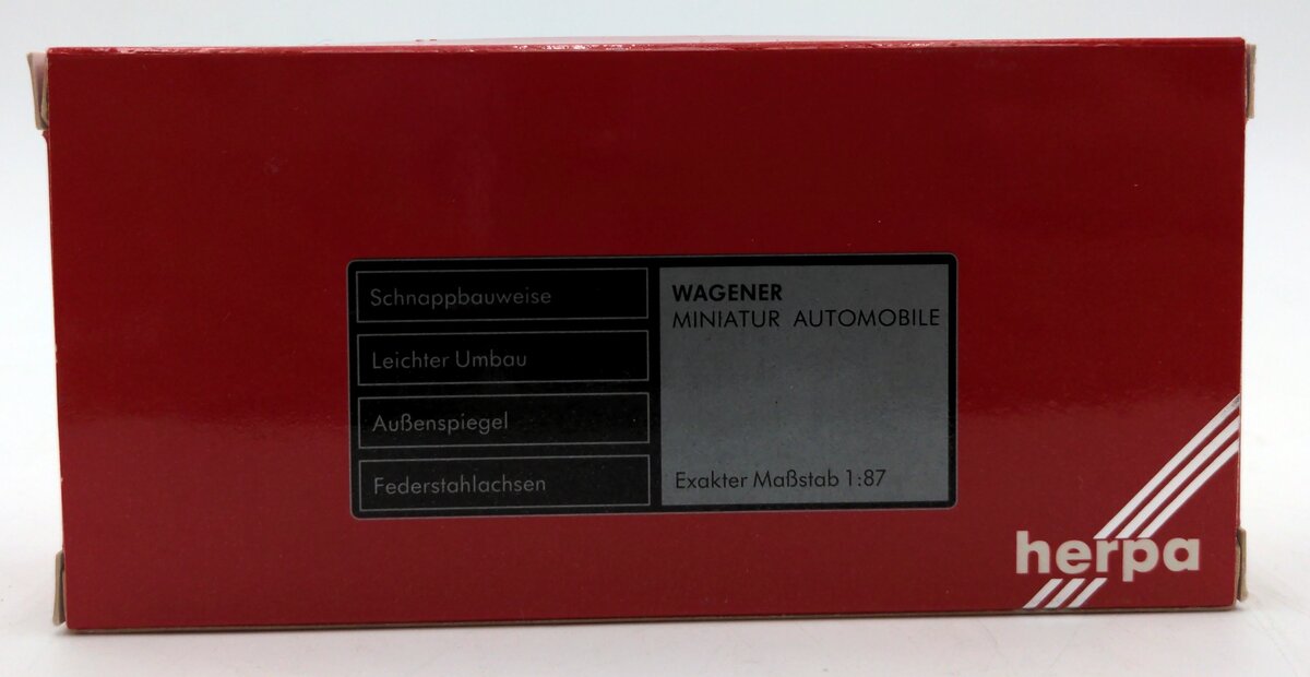 Herpa 850002 HO Scale Wagener Miniature Automobile