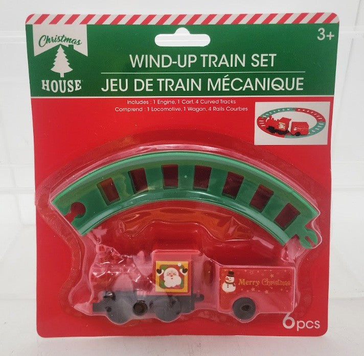 Acme 31130 1:64 Scale By Christmas House Wind Up Merry Christmas Train(Set of 6)