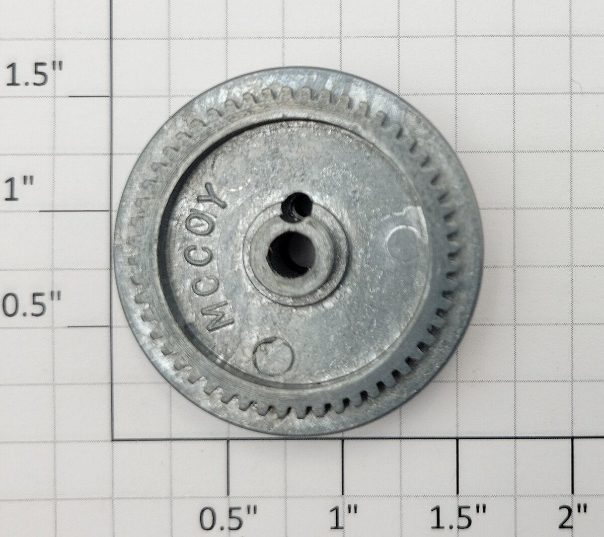 Lionel 249E-19 Black Closed Spoked 1-17/32" Gear Wheel -No Stud