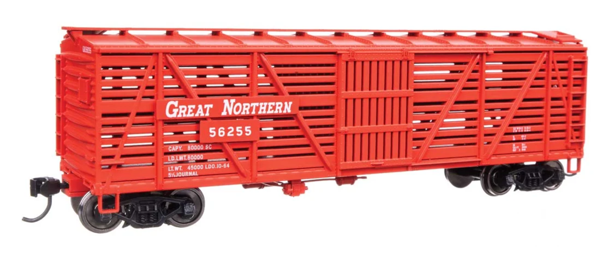 Walthers 910-41515 HO GN 40' Wood Stock Car with Dreadnaught Ends RTR #56255