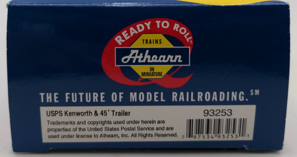 Athearn 93253 HO Scale USPS Kenworth & 45' Trailer
