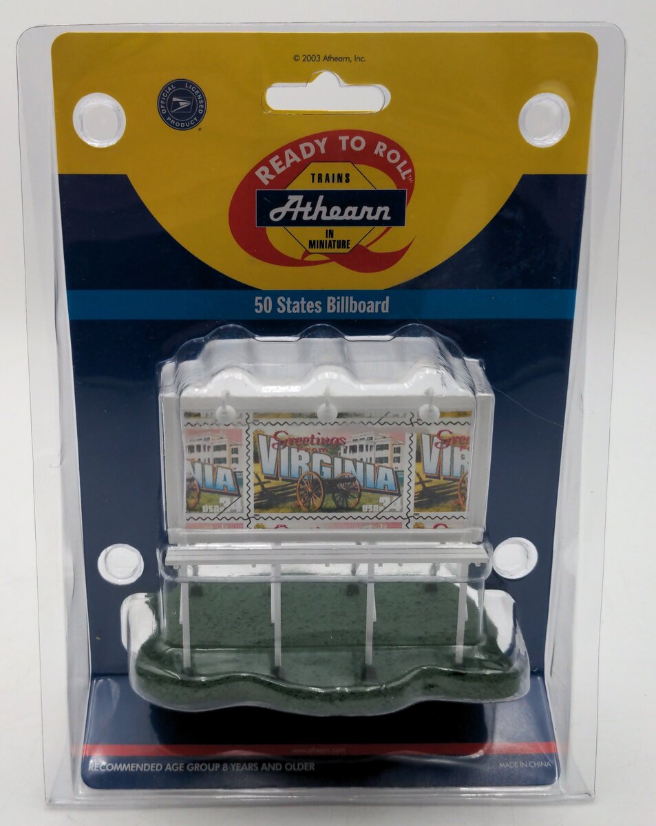 Athearn 93396 HO Scale USPS 50 States Billboard Virginia