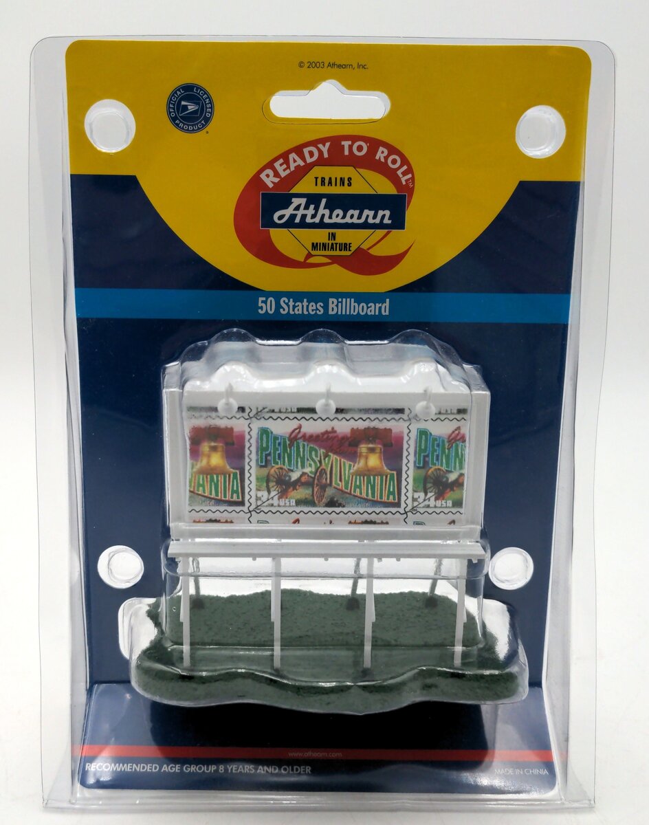 Athearn 93388 HO Scale USPS 50 States Billboard Pennsylvania