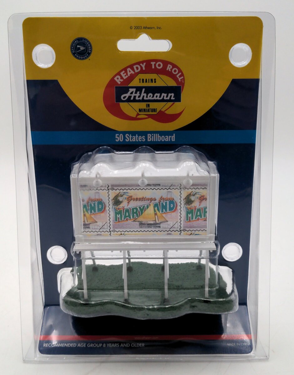 Athearn 93370 HO Scale USPS 50 States Billboard Maryland
