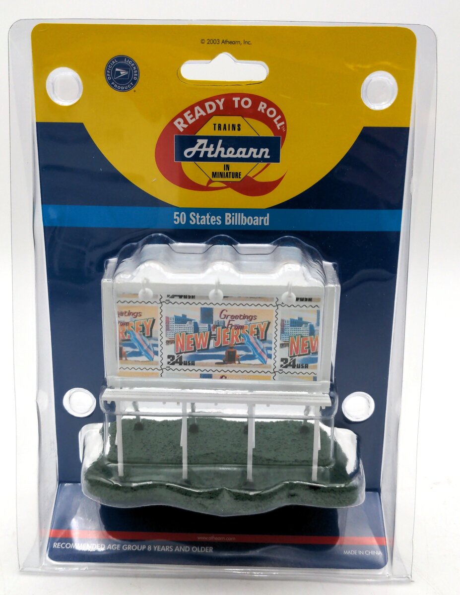 Athearn 93380 HO Scale USPS 50 States Billboard New Jersey