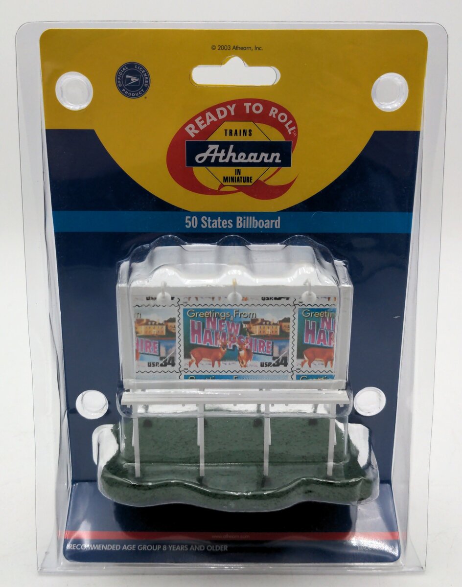 Athearn 93379 HO Scale USPS 50 States Billboards New Hampshire