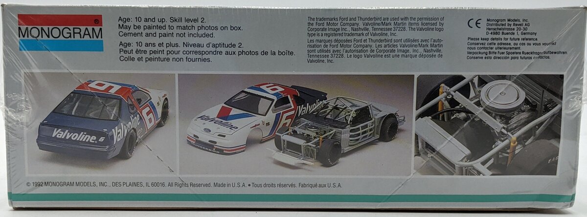 Monogram 2959 1:24 #6 Valvoline Thunderbird Model Kit