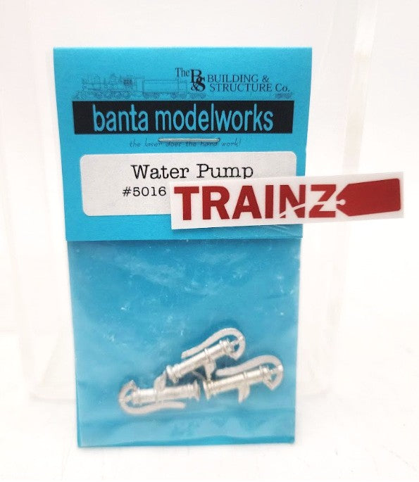 Banta Model Works 5016 Assembled Water Pump White Metal (Pack of 3)