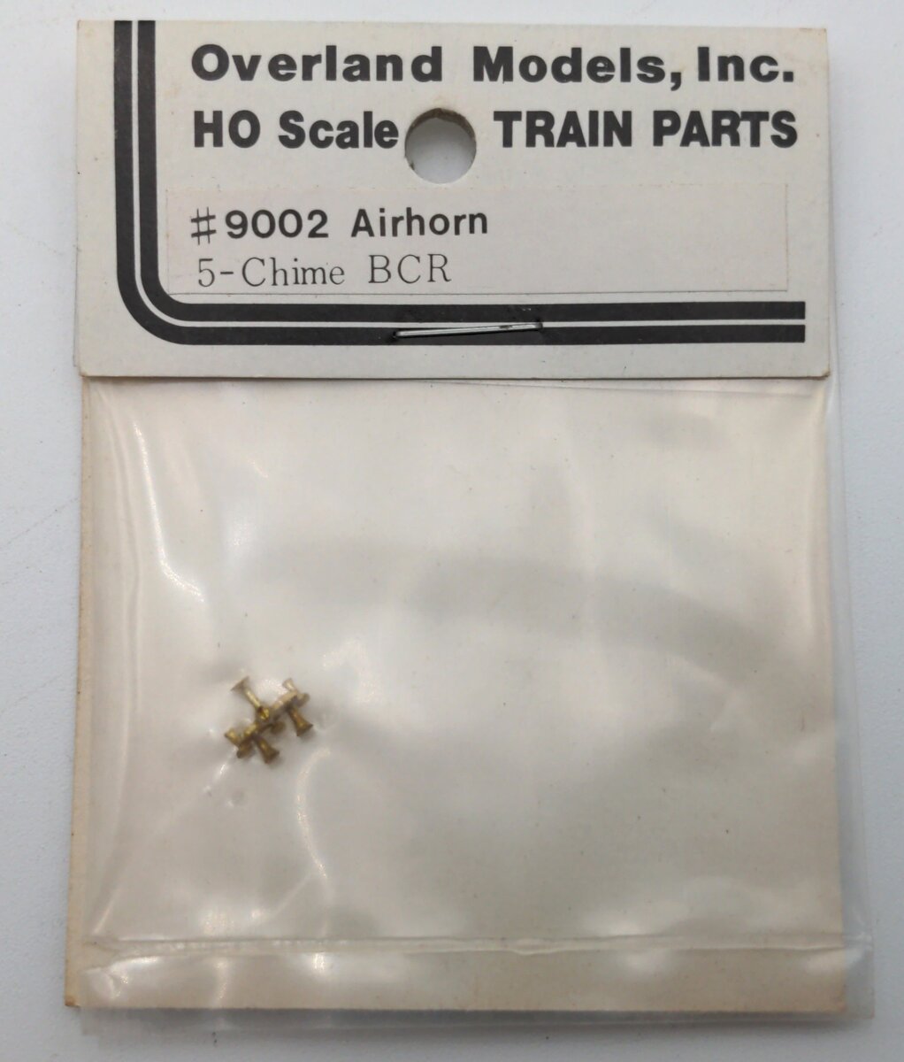 Overland 9002 HO Scale Brass 5-Chime BCR Airhorn