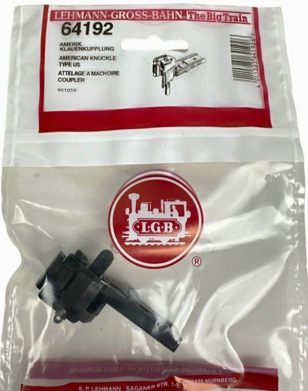 LGB 64192 G Scale American Knuckle Type US