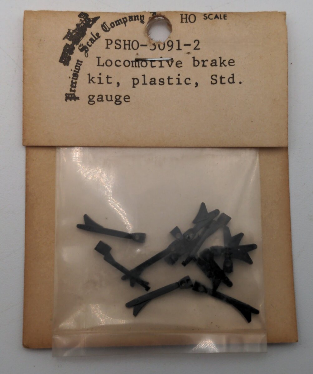 Precision Scale Co. 3091-2 HO Scale Plastic Locomotive Brake Kit