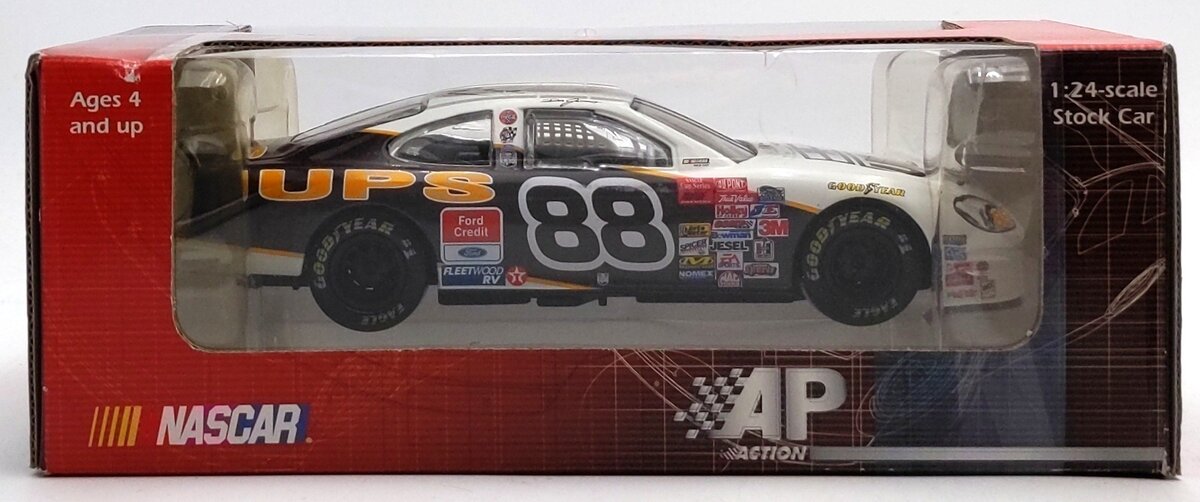 Action Racing 1591 1:24 Scale 2001 Ford Taurus UPS Stock Car