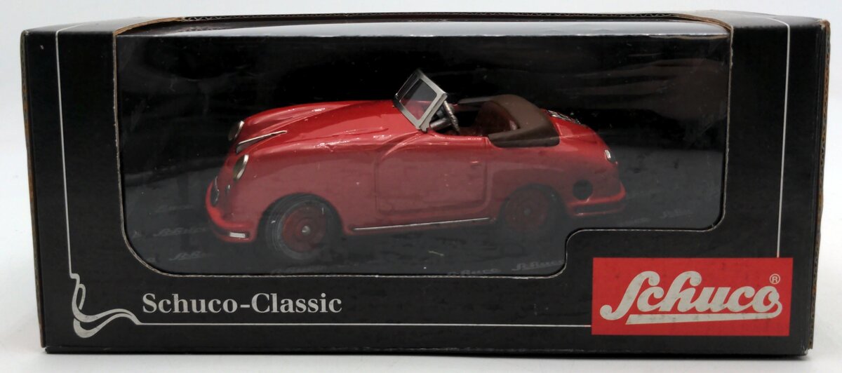 Schuco 01370 1:24 Scale Classic Examico Porsche 356 Roadster Tinplate Key Car