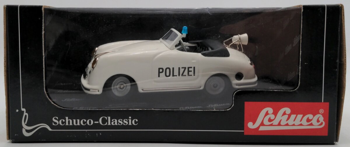 Schuco 01372 1:24 Sport Examico Polizei Police Car 2000 Tinplate Windup Car