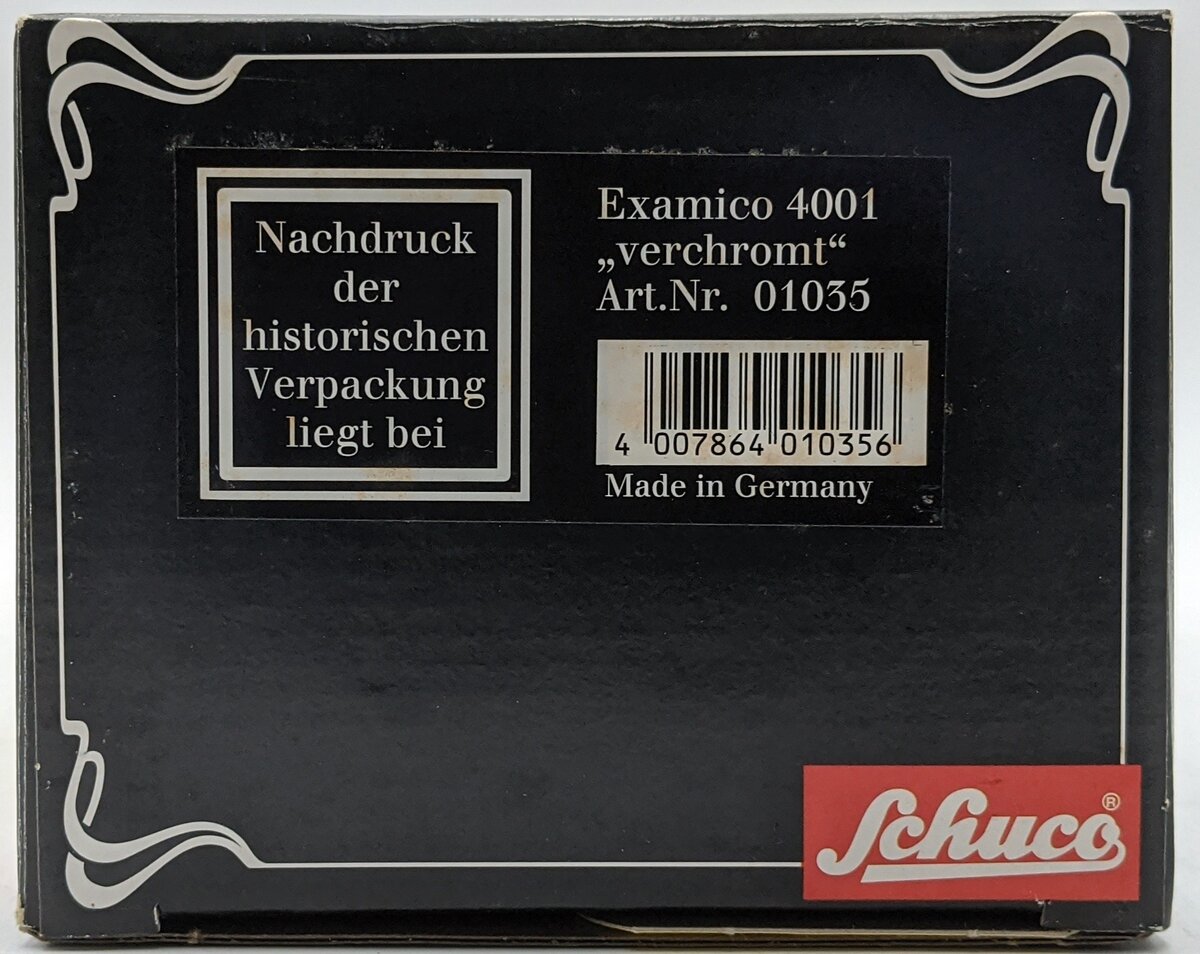 Schuco 01035 1:43 Scale Diecast Wind-Up Examico 4001 Verchromt
