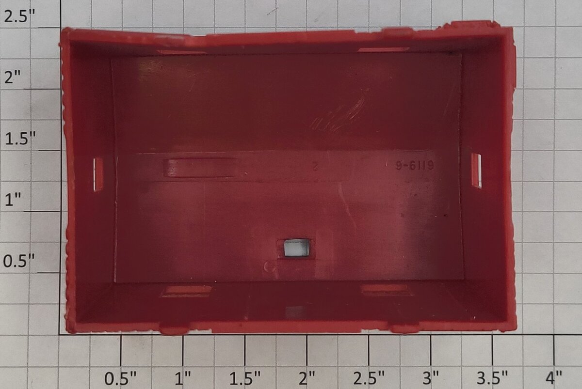 Lionel 6491-10 Red Plastic Erie Lackawanna Caboose Cabin Shell #6491