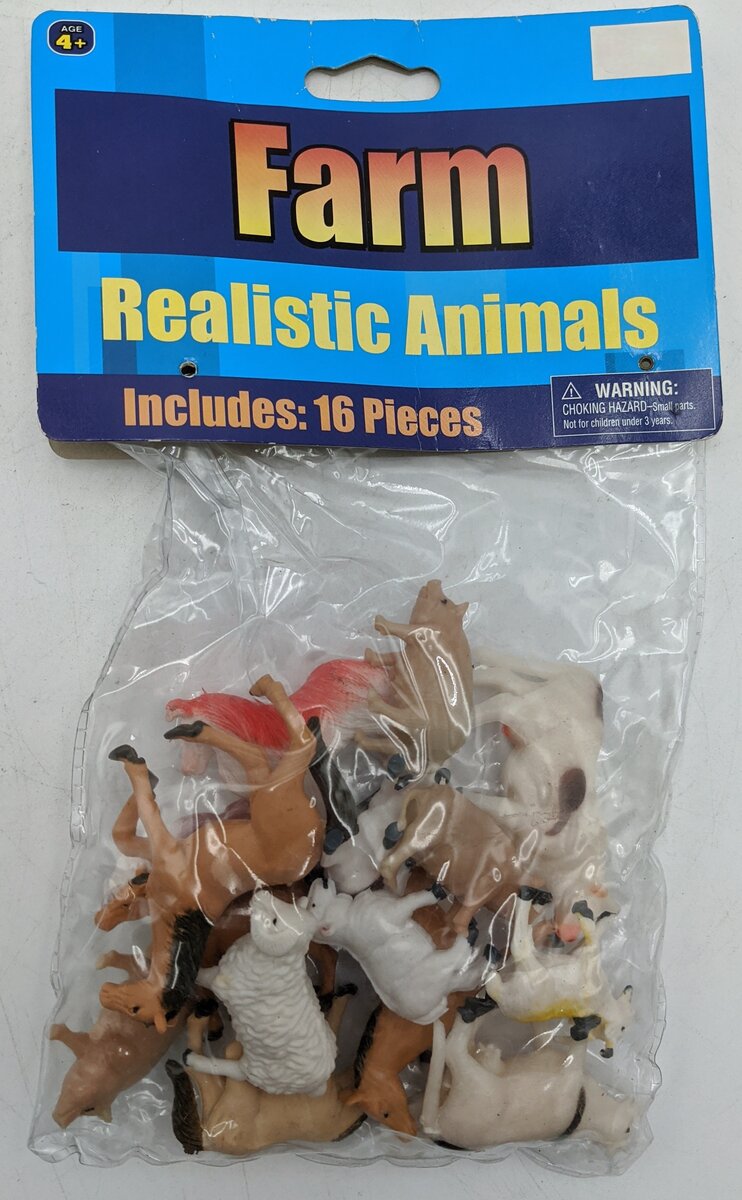 Walmart 69999 Realistic Farm Animals (16-Pack)