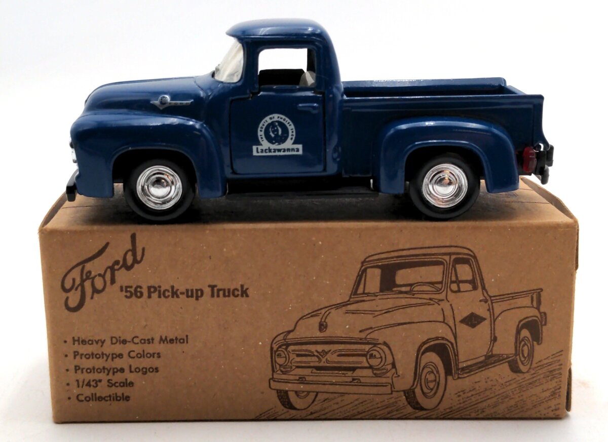 The Ink Well 13 1:43 Scale 1956 Ford Pickup Truck Lackawanna R.R. Diecast Model