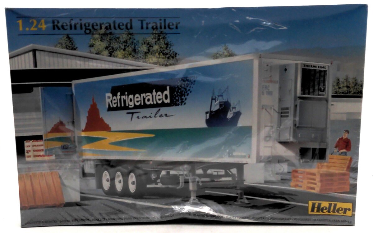 Heller 80781 1:24 Scale Refrigerated Trailer Plastic Model Kit