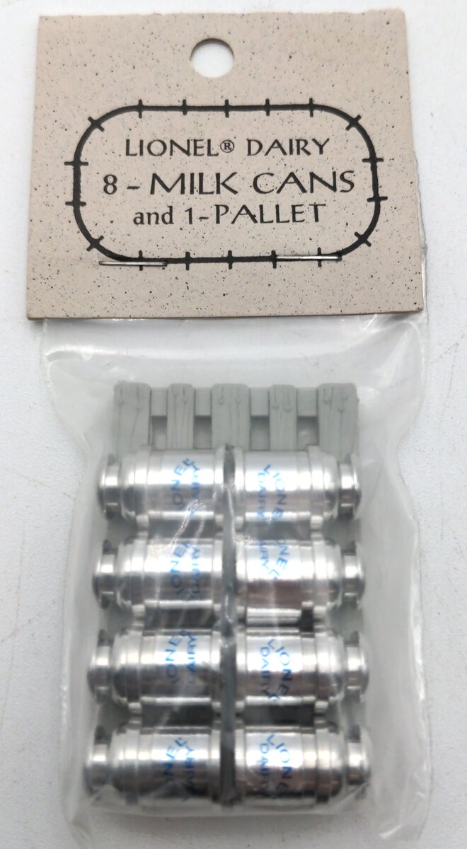 The Ink Well 1:43 Scale Lionel Dairy 8 Milk Cans w/ Pallet