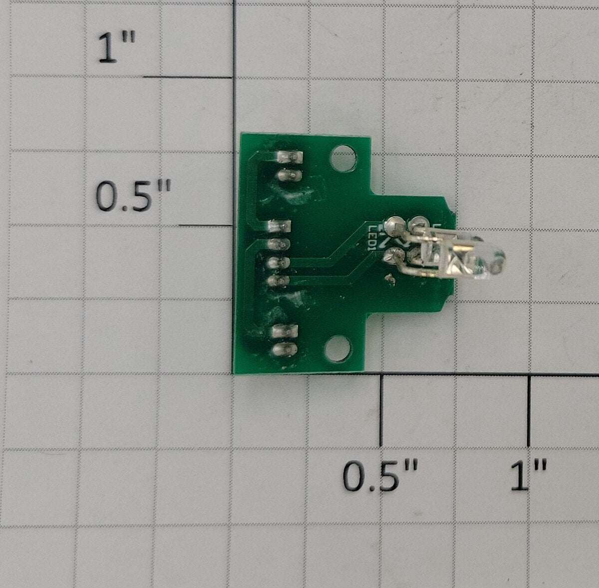 Lionel LED-1007 O Gauge Green 2 LED PCB Circuit Board