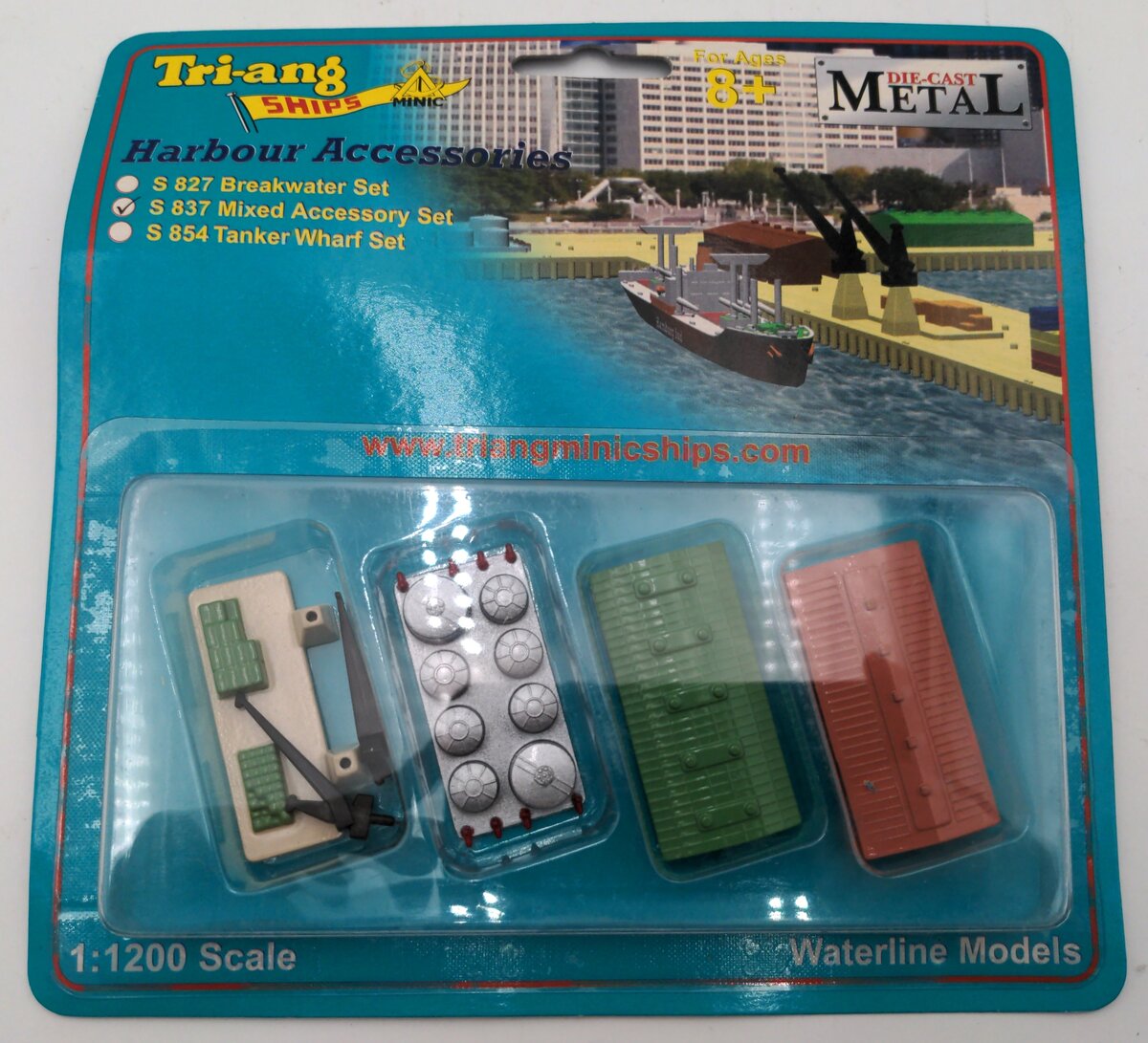 Tri-Ang S 837 1:1200 Scale Mixed Accessory Set