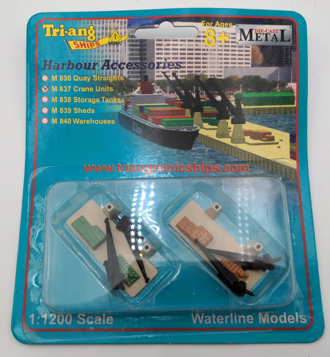 Tri-Ang M837 1:1200 Scale Crane Units