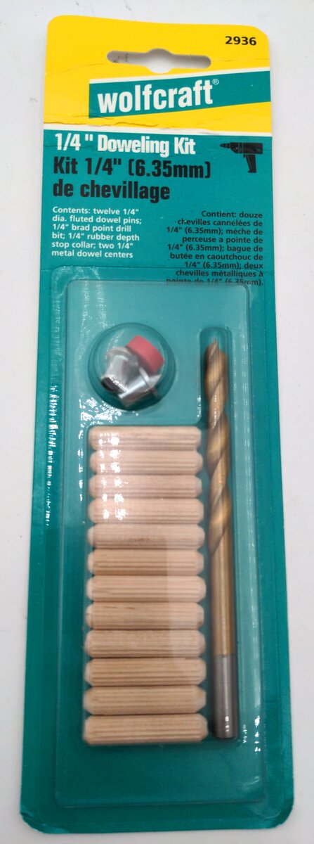 Wolfcraft 2936 1/4 Doweling Kit
