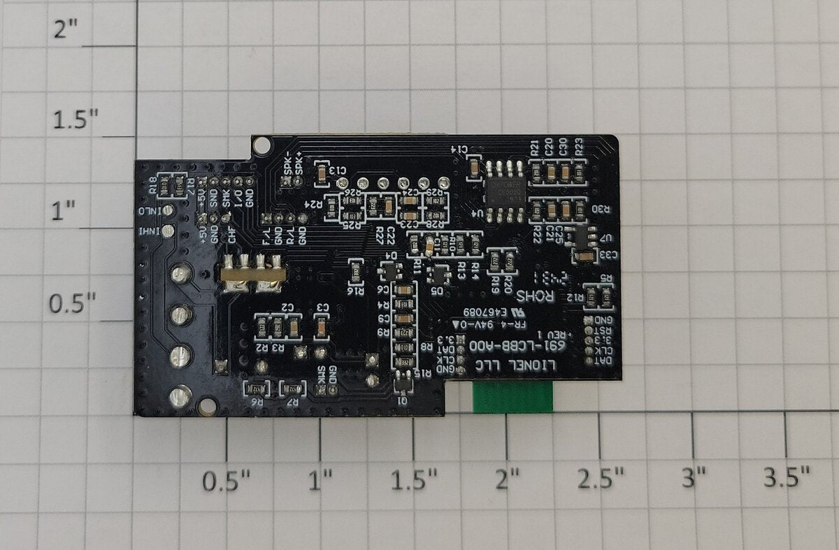 Lionel 2445180-300 Lionchief U.S. Army ET44 Diesel Bluetooth PCB Circuit Board