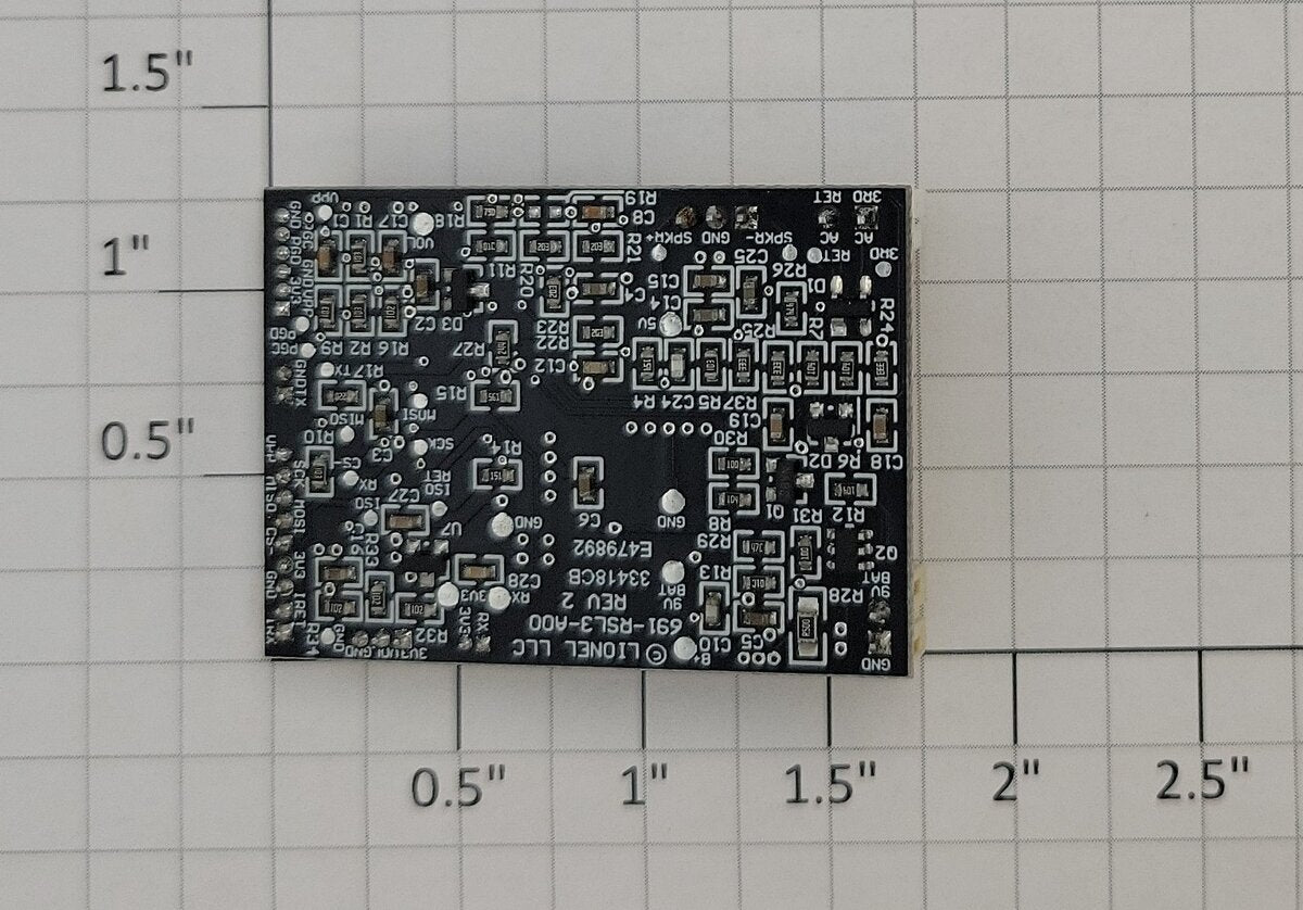 Lionel 691RSL3AOO Diesel Locomotive PCB Circuit Board