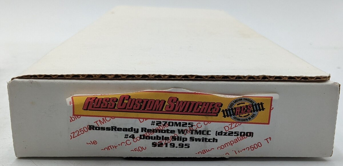 Ross 270M25 #4 Double Slip Switch with DZ-2500 RossReady Remote Control