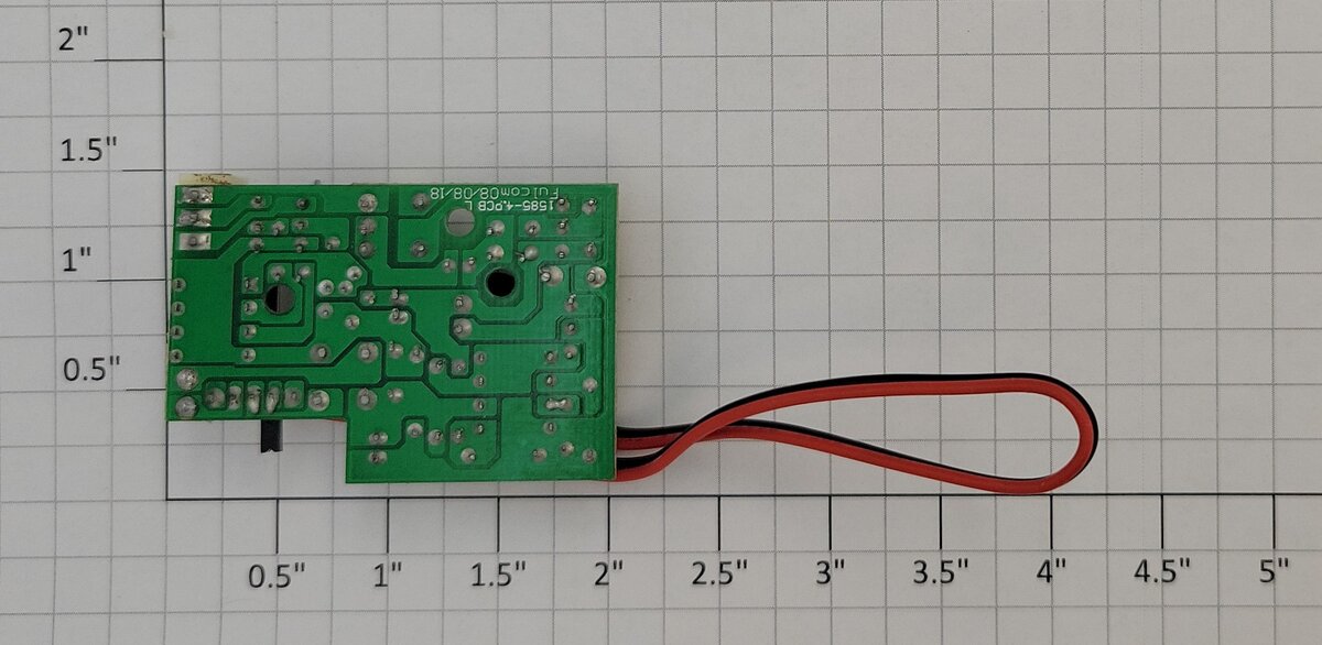 MTH AG-5200021 Railking Buildings 3-Pin Socket Blinking Sign PCB Circuit Board