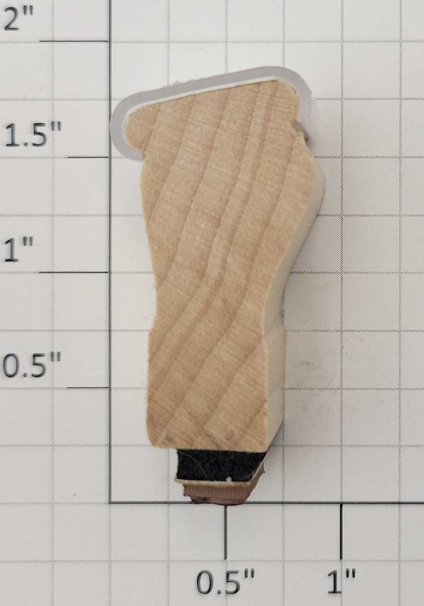 Lionel RS-712 Observation Car Rubber Stamp #712