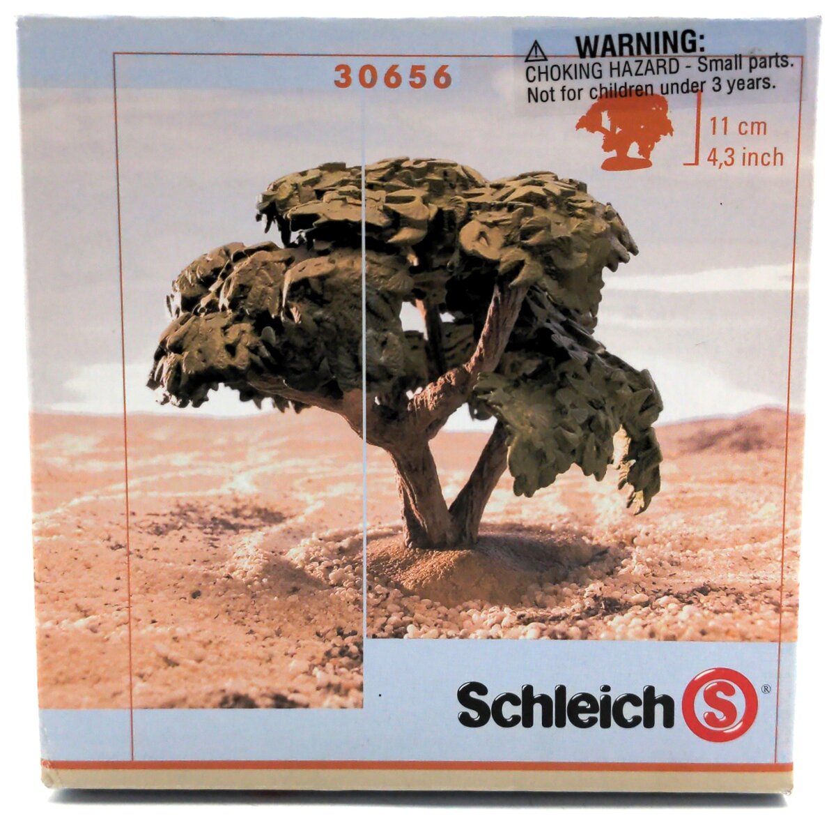 Schleich 30656 1:24 Scale Mopane Tree 4" Tall X 5” Wide Tall Africa Safari