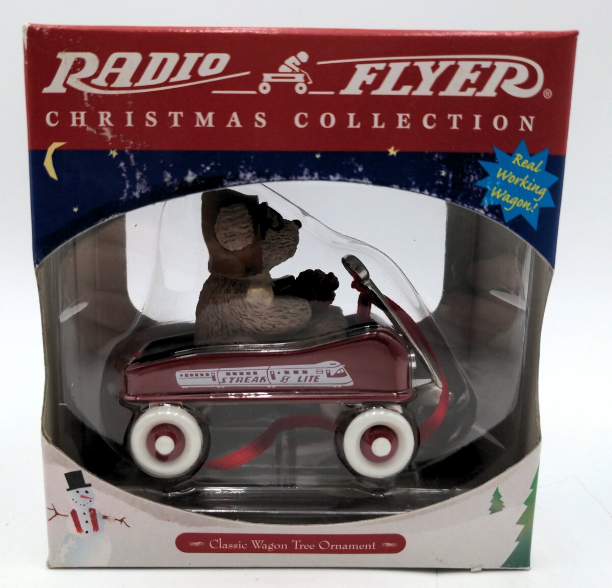 Radio Flyer 108 Christmas Collection Classic Wagon Tree Ornament