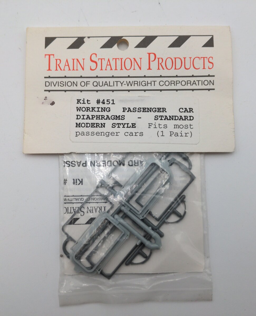 Train Station Products 451 HO Working Passenger Diaphragms Standard Modern Kit