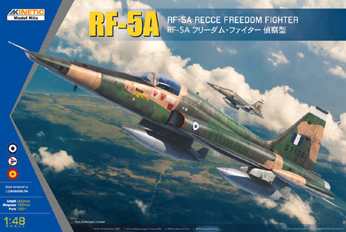 Kinetic K48137 1:48 RF-5A Recce Freedom Fighter Military Aircraft Plane Kit