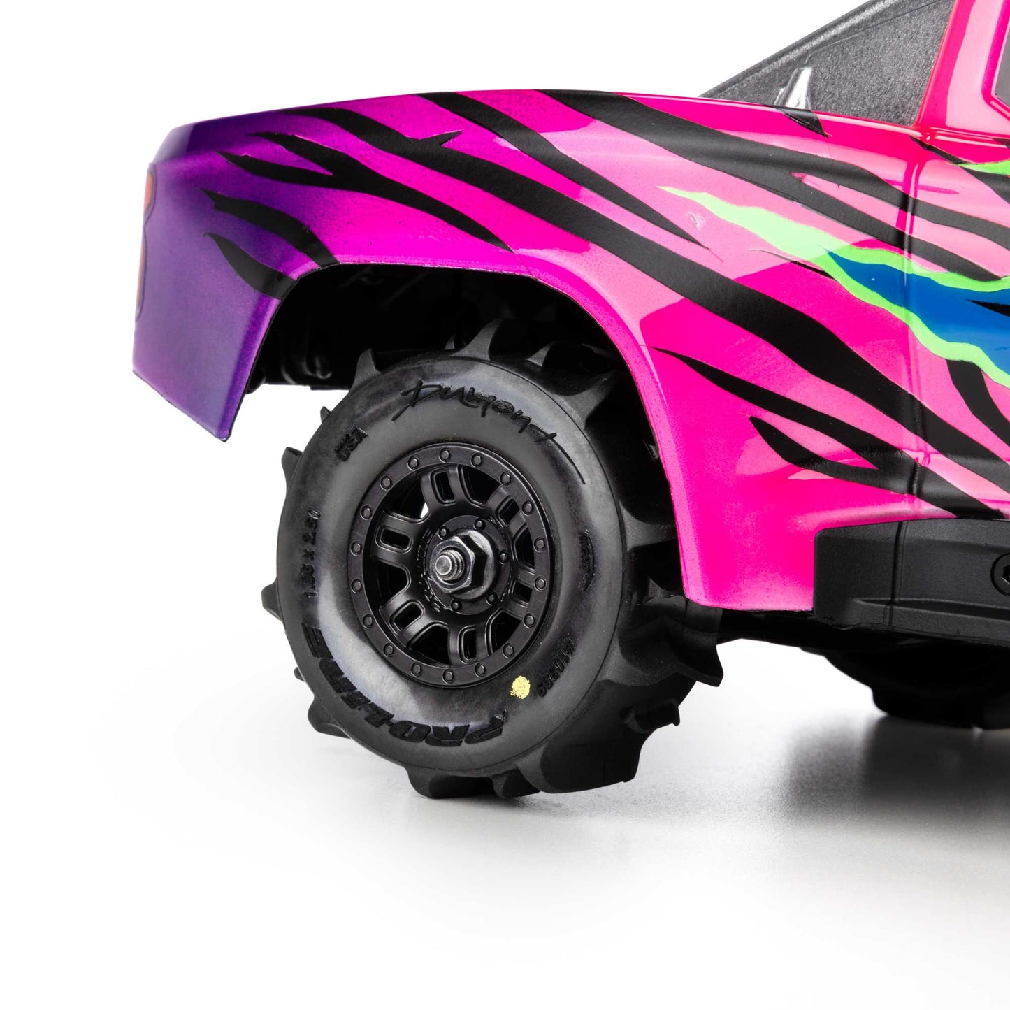 Pro-Line Racing PRO1030911 1:16 Dumont Paddle Tires Mounted 12mm Black Split Six
