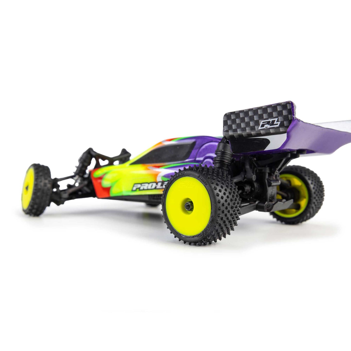 Pro-Line Racing PRO1035512 1:24 Wedge FR & Prism RR Carpet Tires Mounted, Yellow