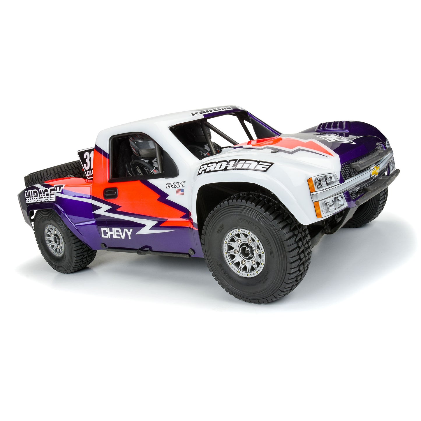Pro-Line Racing 362417 1:7 Pre-Cut 2007 Chevy Silverado Clear Body