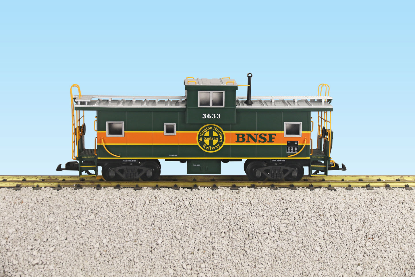USA Trains R12111 G Burlington Northern Santa Fe Extended Vision Caboose #3632