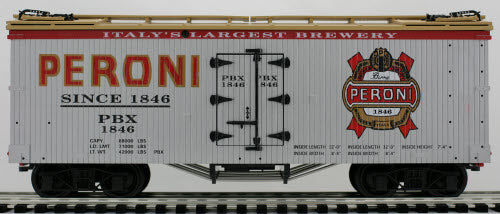 USA Trains 16267 G Peroni Birra Woodside Reefer Car #