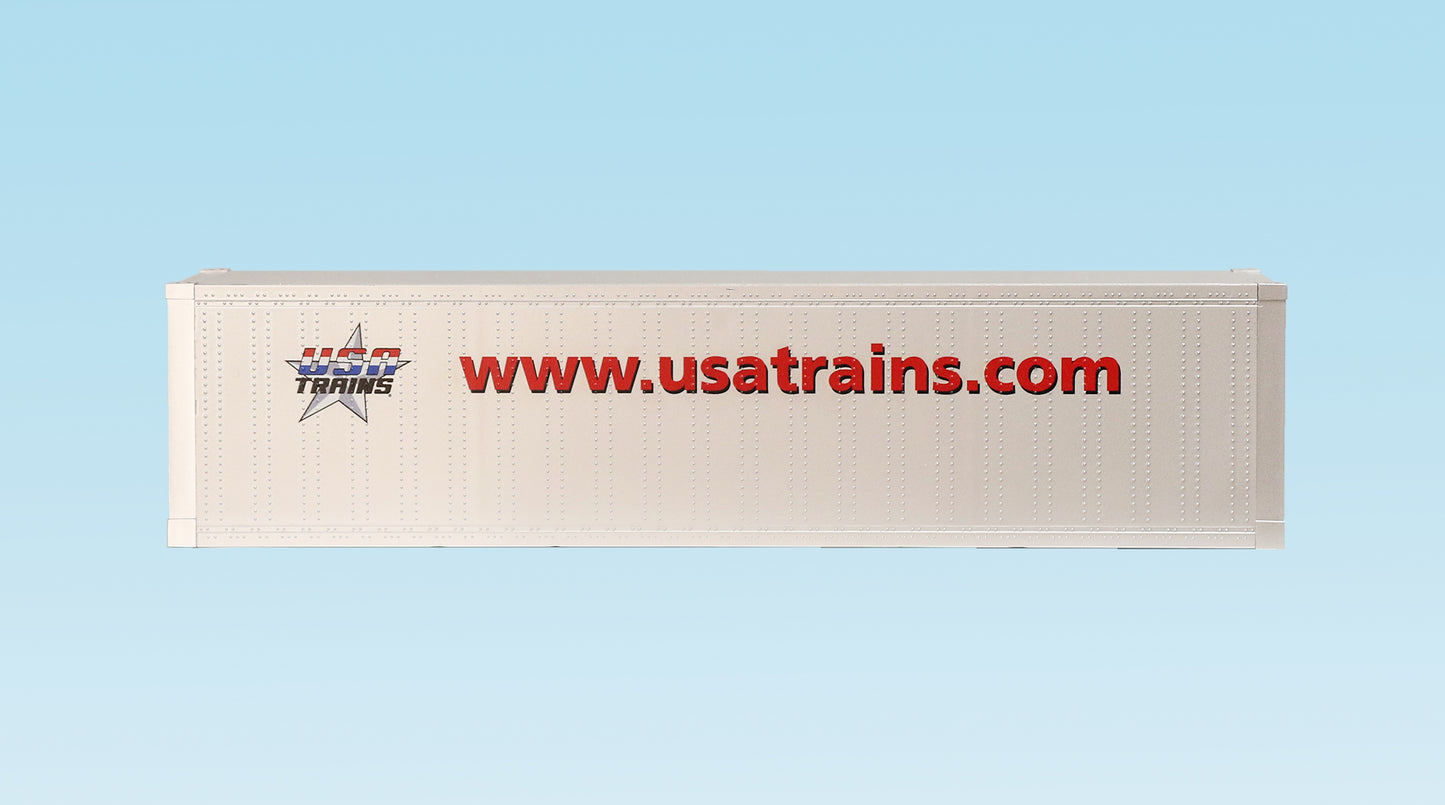 USA Trains R1729B G USA Trains 40' Container with Corrugated Sides