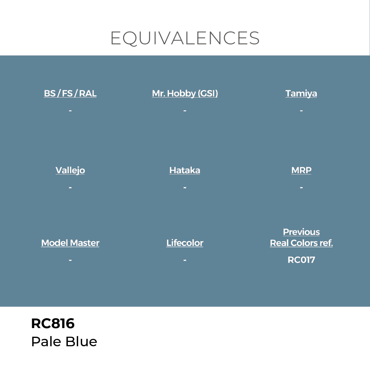 AK Interactive RC816 Real Colors Standard Pale Blue Lacquer - 17 ml Paint Bottle