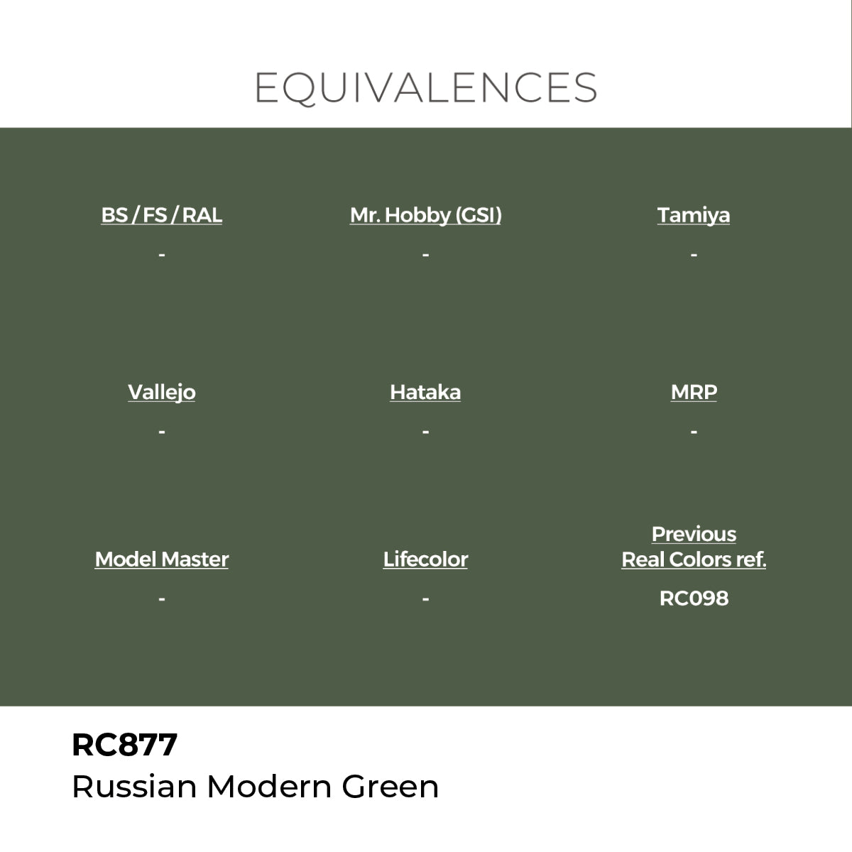 AK Interactive RC877 Real Colors Military Russian Modern Green - 17 ml Bottle