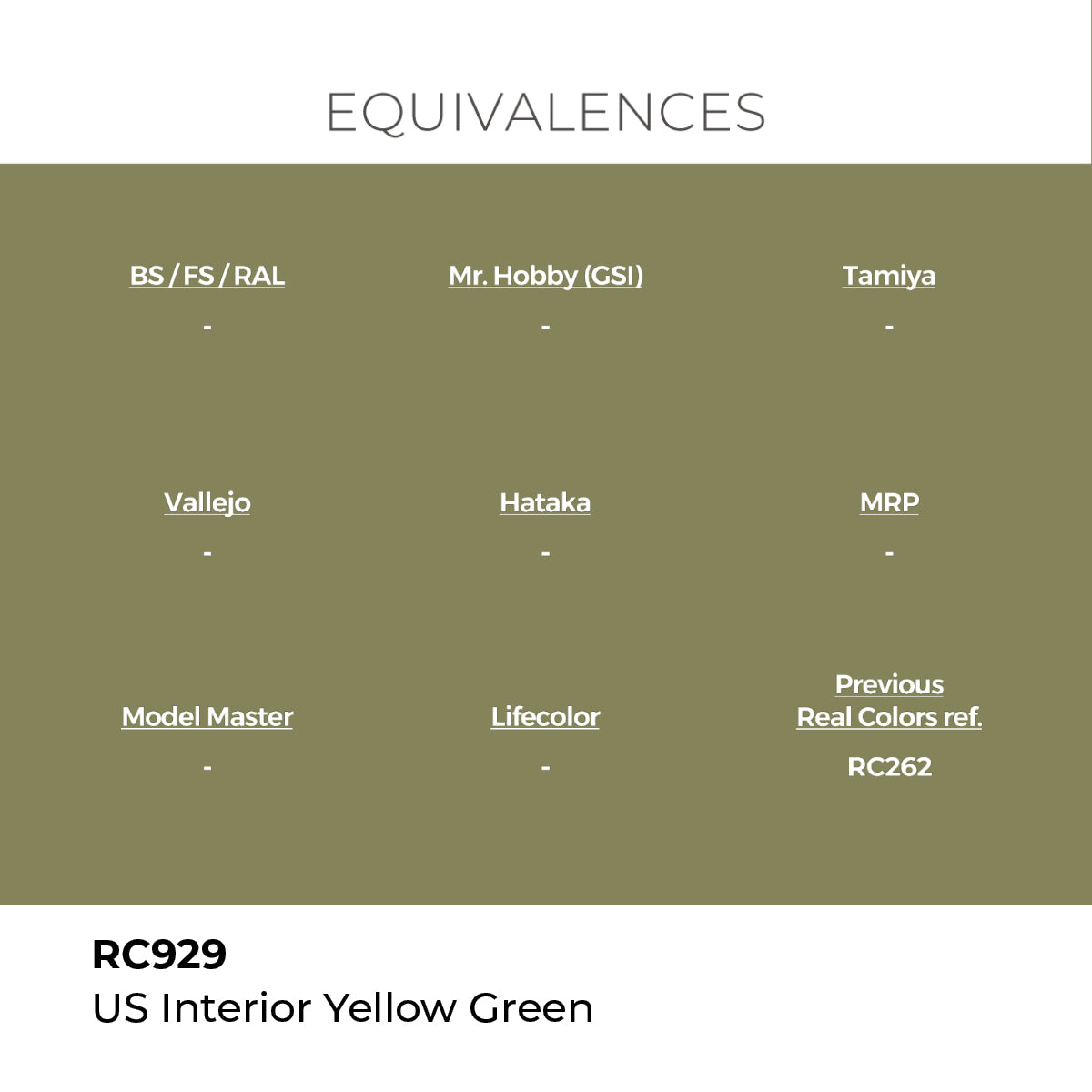 AK Interactive RC929 Real Colors Military US Interior Yellow Green 17 ml Bottle