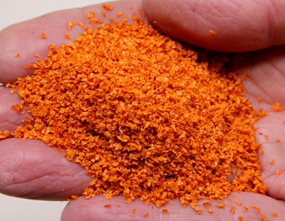 Scenic Express 653-6343 Rusty Orange SuperLeaf Flake - 24 oz Eco-Pak